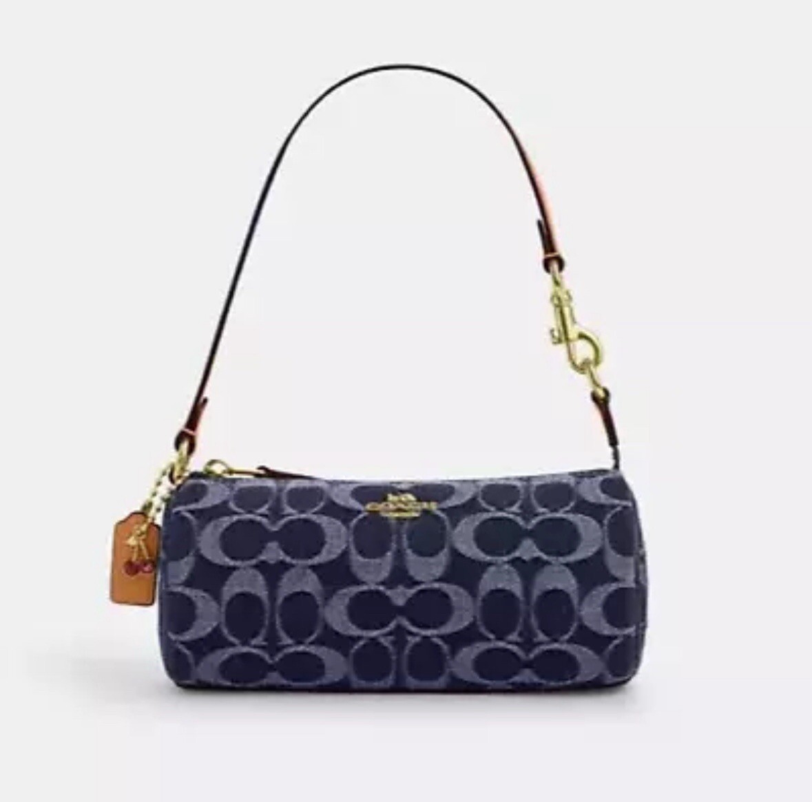 【COACH】チェリーチャーム付き☆ノリータ バレルバッグ CZ459 COACH】チェリーチャーム付き☆ノリータ バレルバッグ CZ459