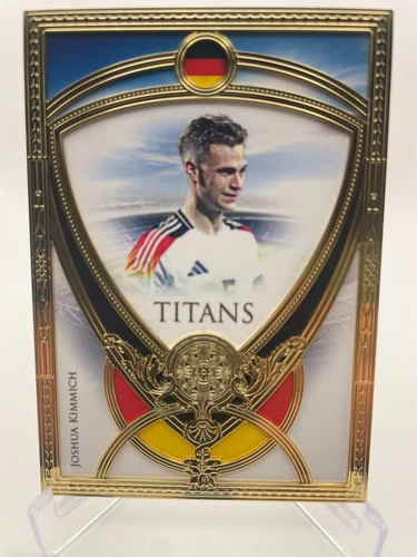 Joshua Kimmich Germany 2024 Futera Unique Titans 23KT Gold Plated Frame 10/10