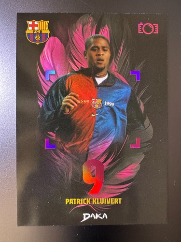 2025 Daka FC Barcelona Team Set Image Photo Pink 069/199 - Patrick Kluivert