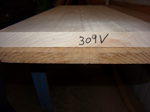 1 PC ASH WOOD LUMBER KILN DRIED 24 1/16"X 11 3/16"X 1" LOT 309V BOARD FLAT WIDE - Picture 8 of 8
