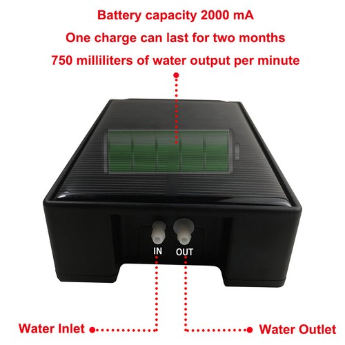 Kit Temporizador Automático de Riego por Goteo Planta Inteligente Solar Sistema de Bomba de Riego Automático - Imagen 7 de 16