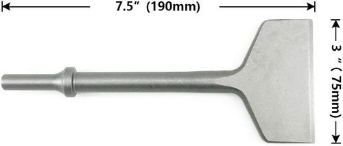 Broca de cincel de aire neumática de 3 pulgadas de ancho 0,401 3 - Imagen 2 de 5