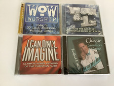 Christian Music CD's: Lot of 4. Wow #1s, Wow Worship, Southern Gospel Piano...