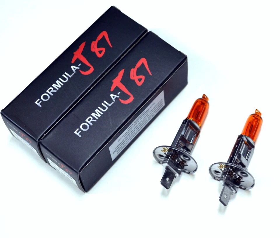 Ampoule Phare Antibrouillard Halogène H1 55W Orange Ambre (2) Plug&Play - Photo 2/4
