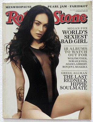 Rolling Stone Okt 2009 Megan Fox Gregg Allman Jeff Tweedy Pink Pearl Jam Leona
