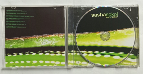 SASHA SOKOL - POR UN AMOR - 2004 RARE MEXICAN CD ALBUM, AUTOGRAPHED - Picture 3 of 4