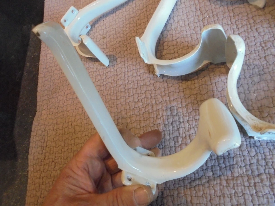 Ancien Porte Manteau Lot de 6 en Tôle - Photo 4/4