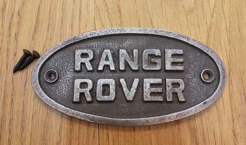 Cast Iron Wall Mounted Range Rover Pub Plaque For Door -  House Sign Garden - Picture 2 of 3