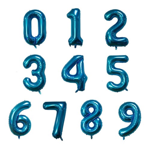 40"Number Foil Balloon Age Set GIANT Self Inflating Wedding Birthday Party Decor - Picture 84 of 157