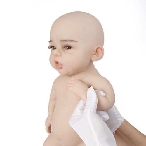 18" Lifelike Realistic Full Body Silicone Boy Handmade Reborn Doll Kids Baby - Picture 4 of 6