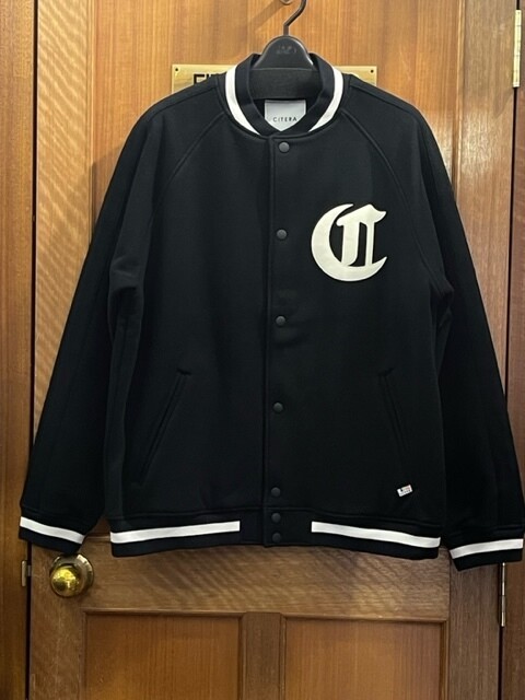 Citera Japan L Size 100% Cotton Black Blouson Stadium Jumper