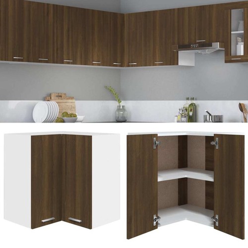 Kitchen Cabinet Home Storage Shelf Organiser Cupboard Engineered Wood vidaXL - Picture 2 of 28