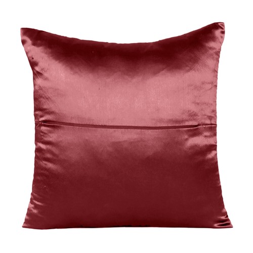 Cushion Cover Pillow Case Throw 18x18 Soft Decorative Solid Satin Pillow Shams - Picture 188 of 191
