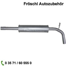 Schalldämpfer Auspuff Mitte für Seat Vw Polo Classic a*