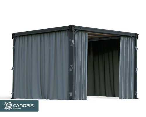 Vorhang Set für Pavillon Palermo Milano Martinique | Canopia - Bild 2 von 7