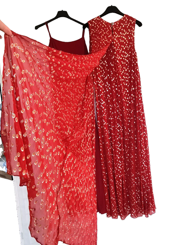 🌟 MAX MARA Polka Dot Dress in SILK US8_ It42_ De38_ Gb10_ Fr40 'SMALTO' - Picture 21 of 24