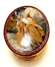 MUSIC BOX "Ave Maria” Pope (St.) John Paul 2 ARDLEIGH ELLIOT Porcelain