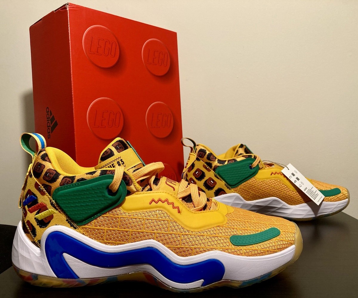 Adidas D.O.N. Issue #3 LEGO Yellow Spida Men's Basketball Adidas D.O.N. Issue #3 LEGO Yellow Spida Men's Basketball