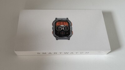2024 Amaztim TANK M3 Ultra GPS Smart Watch smartwatch Android IOS SILVER