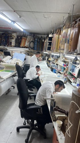 Rodillos vintage Torá Atzei Jaim Torá judaica judía Israel - Imagen 5 de 10