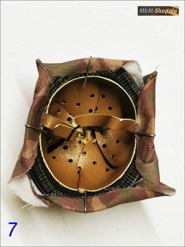 MhM-Shop / Funda camuflaje casco alemán platano 2 primavera a escala 1:6 - Imagen 11 de 12