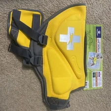 Top Paw Yellow NEOPRENE Dog Pet Life Vest Jacket Girth 31" Weight 15-30 lbs
