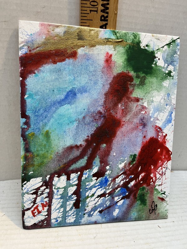 Original Art For Sale by Artist “Snow Thrown or Winter Storm” Signed One of kind