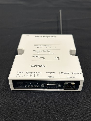 Lutron RR-MAIN-REP-WH RadioRA 2 Main Repeater - White - Pre-Owned - Picture 2 of 5