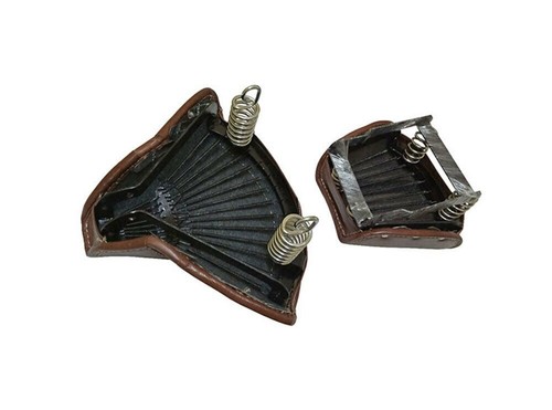 Pour Royal Enfield Classique 500 Cuir Ressort Avant & Pillion Sièges + Fixation - Photo 3/11