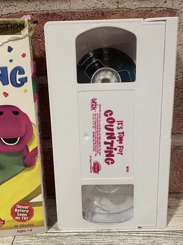 Barney - It's Time For Counting VHS 1997 White Tape, Classic Collection - Bild 3 von 3
