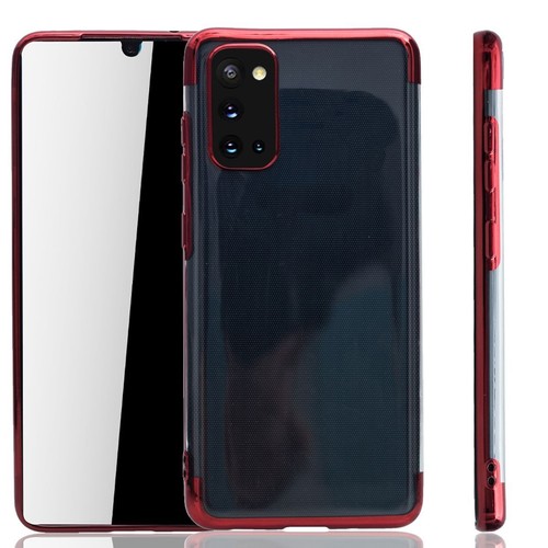 Etui na telefon komórkowy do Samsung Galaxy A31 Futerał ochronny Backcover Bumper Etui Ramka Czerwone - Zdjęcie 1 z 4