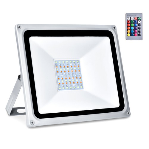 RGB Fluter Outdoor Spot Außenbeleuchtung Baustrahler Strahler LED 10W 50W 100W - Bild 39 von 51