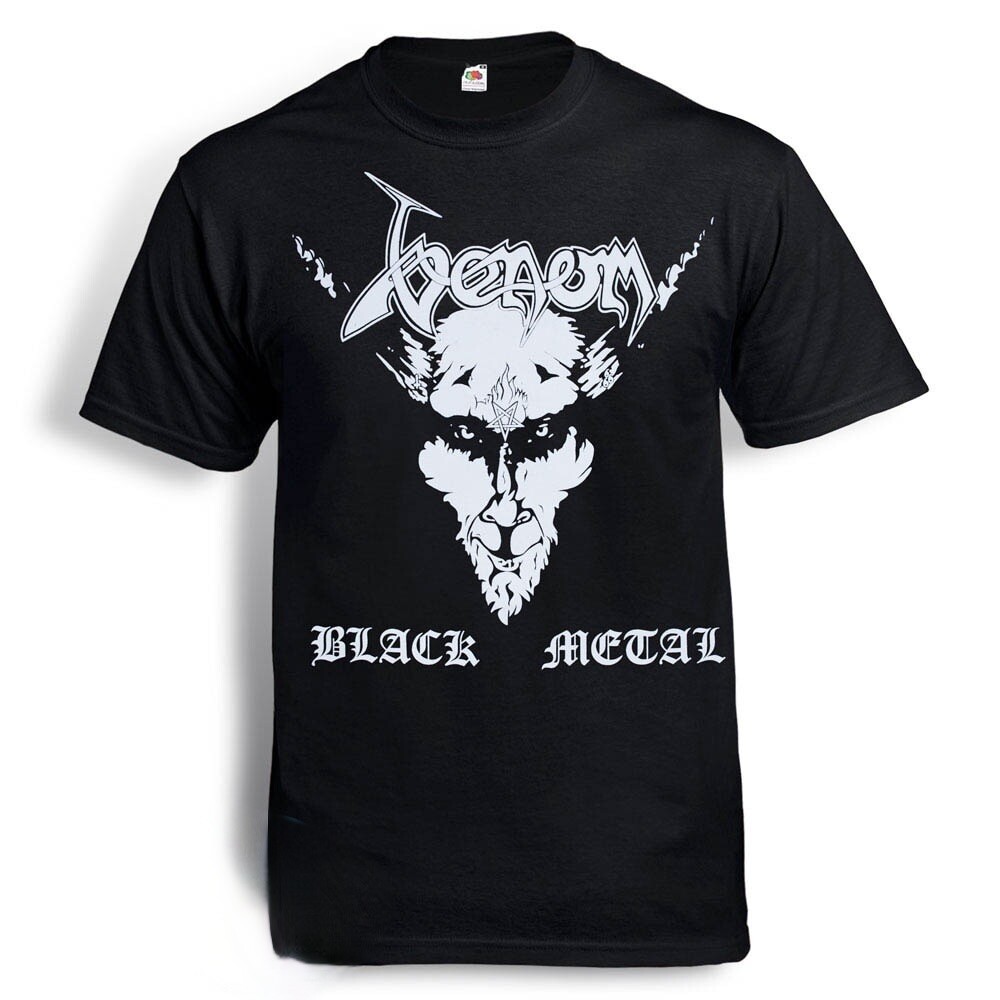 VENOM Black Metal Black T-Shirt mayhem bathory dark throne