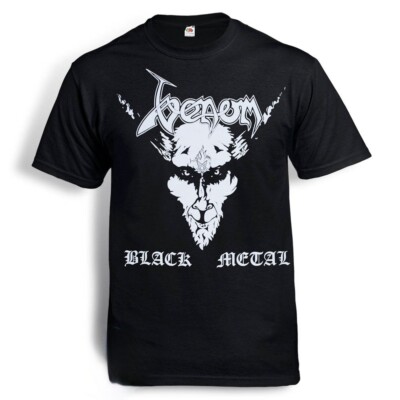 VENOM Black Metal Black T-Shirt mayhem bathory dark throne
