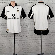 Football shirt soccer Manchester United Away Third 2001/2002 Umbro Reversible M
