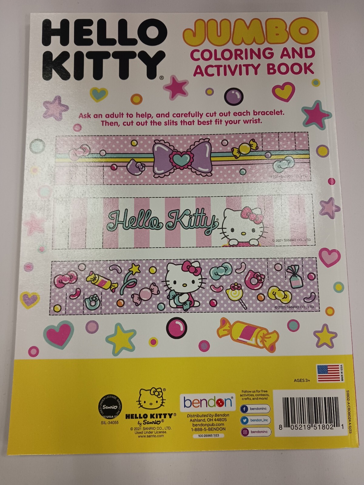 Hello Kitty Jumbo Coloring & Activity Book Sanrio eBay