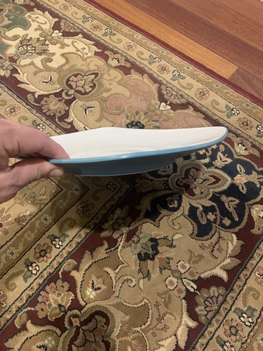 Noritake Colorwave Turquoise Blue Stoneware 8093 Square Dinner Plate 10 3/4” - Picture 2 of 6