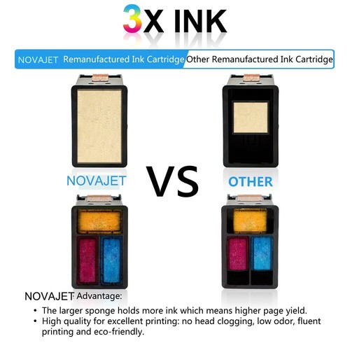 61XL Combo de cartucho de tinta de color PK para HP Officejet 2620 2621 4630 4632 4634 4635 - Imagen 4 de 12
