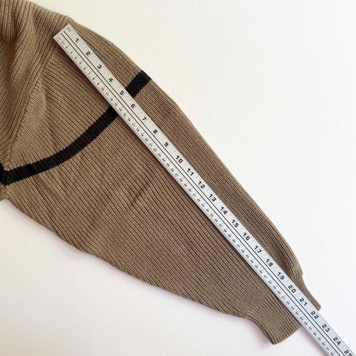 Perry Ellis Crew Neck Sweater Brown Black Stripe Cotton Men’s XL - Picture 11 of 11