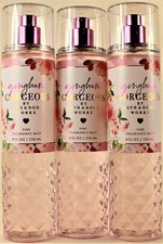 QTY 3 - Bath  Body Works GINGHAM GORGEOUS Fine Fragrance Body Mist Spray 8Oz