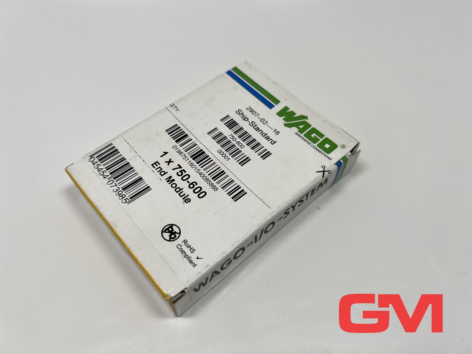 Wago Bus End Clamp 750-600 I/O Systems End Module 750600 Unit