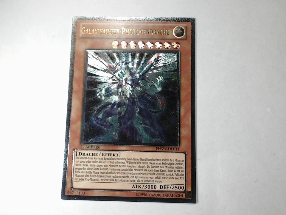 Yugioh GALAXIEAUGEN-PHOTONENDRACHE , phsw-de011 Ultimate Rare deutsch NM 1st - Bild 2 von 3