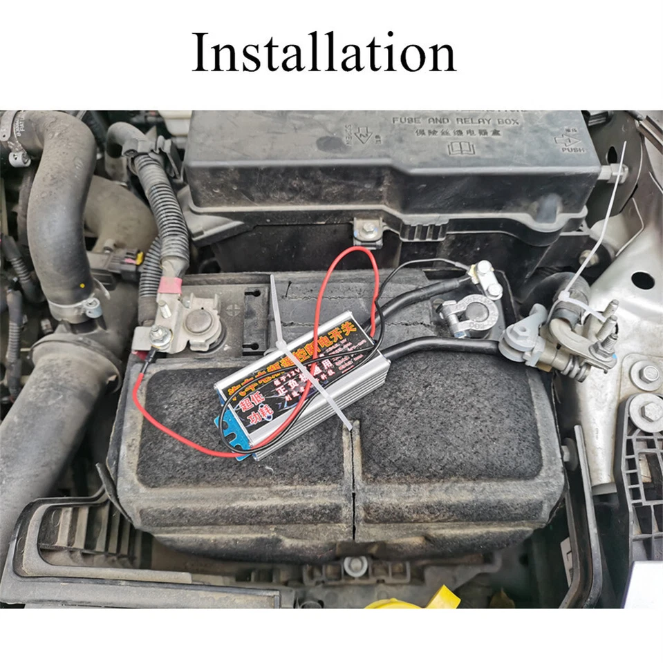 Interruptor de alimentación de corte de desconexión aislador de batería de automóvil con control remoto inalámbrico Foto 2 de 4