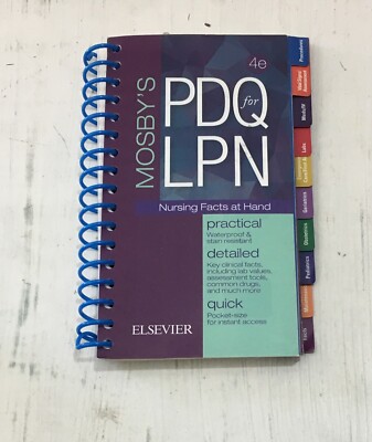 Mosby's PDQ for LPN - Spiral-Bound  NO MARKINGS