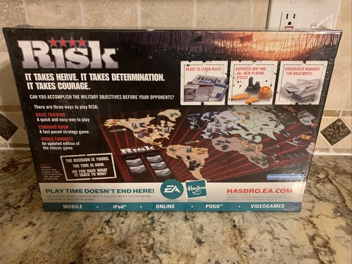 2008 Risk Board Game Of Strategic Conquest Parker Brothers Hasbro SEALED - Picture 3 of 3