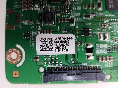 SAMSUNG UE55K6300AKXXU T CON BOARD BN95-02677A - Picture 2 of 2