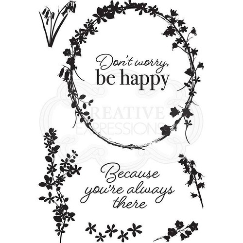 Creative Expressions - Designer Boutique Kollektion Blumenmuster - A5 Klar - Bild 21 von 35