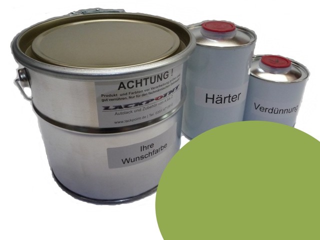 1 75 Liter Set 2K Autolack DDR Caprigrün kein Klarlack IFA Oldtimer Farben ! 1 75 Liter Set 2K Autolack DDR Caprigrün kein Klarlack IFA Oldtimer Farben !