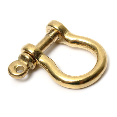 Schäkel Verbinder D Form Schaekel Schlüsselring Anhänger Messing Karabinerhaken