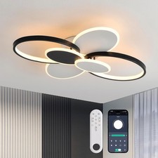 LED Deckenleuchte Dimmbar Deckenlampe Wohnzimmer Beleuchtung Deckenleuchte 